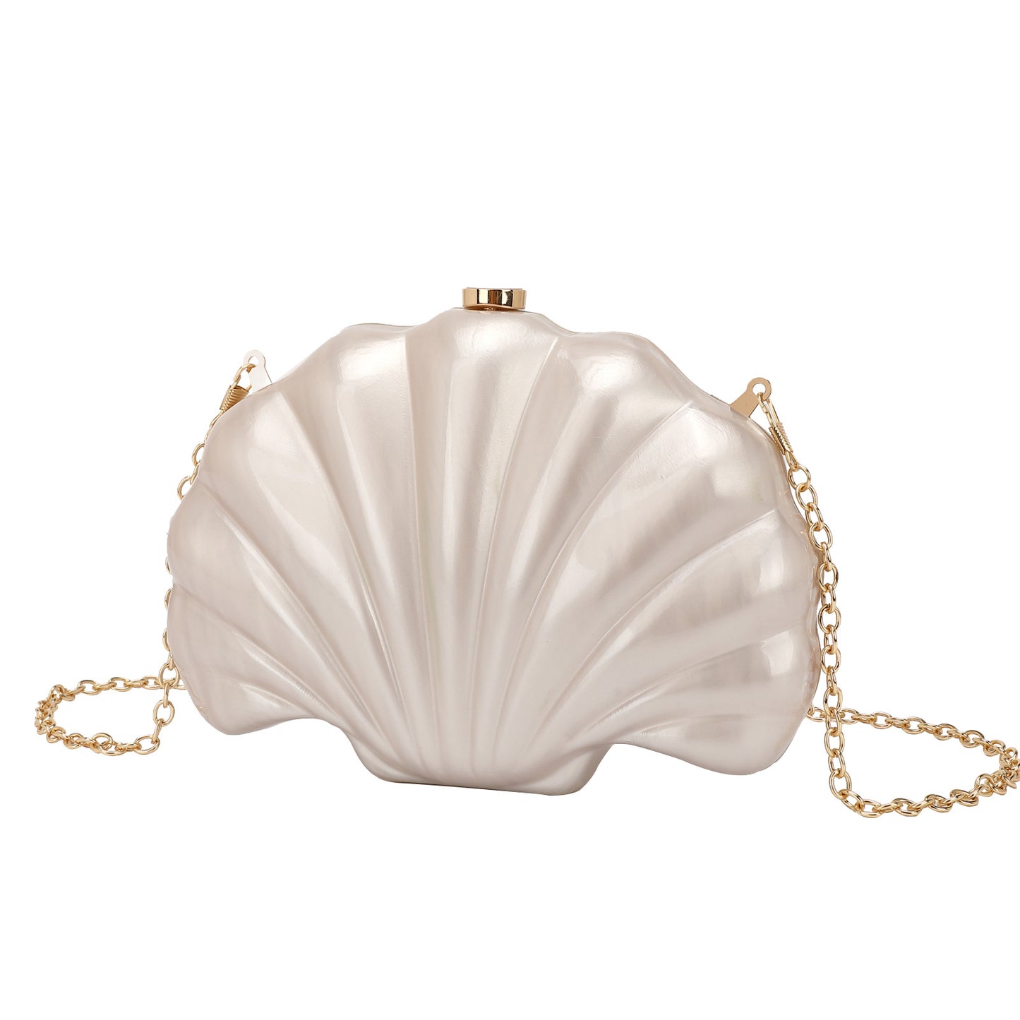 Women's Shell Natural Personality Dinner Chain For Bags