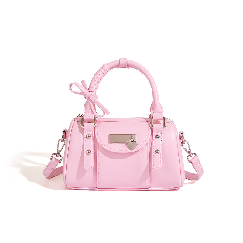 Women's High-grade Boston Fashion Minority Design Portable Bags