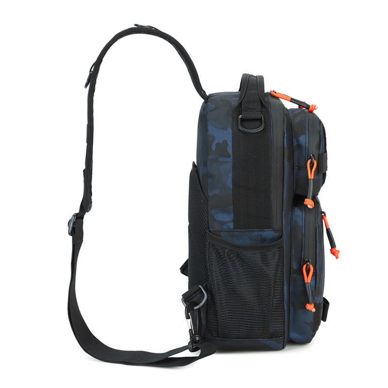 Women's & Men's Multifunctional Insertion Pole Lure Sport Climbing Riding Fishing Men's Shoulder Bag
