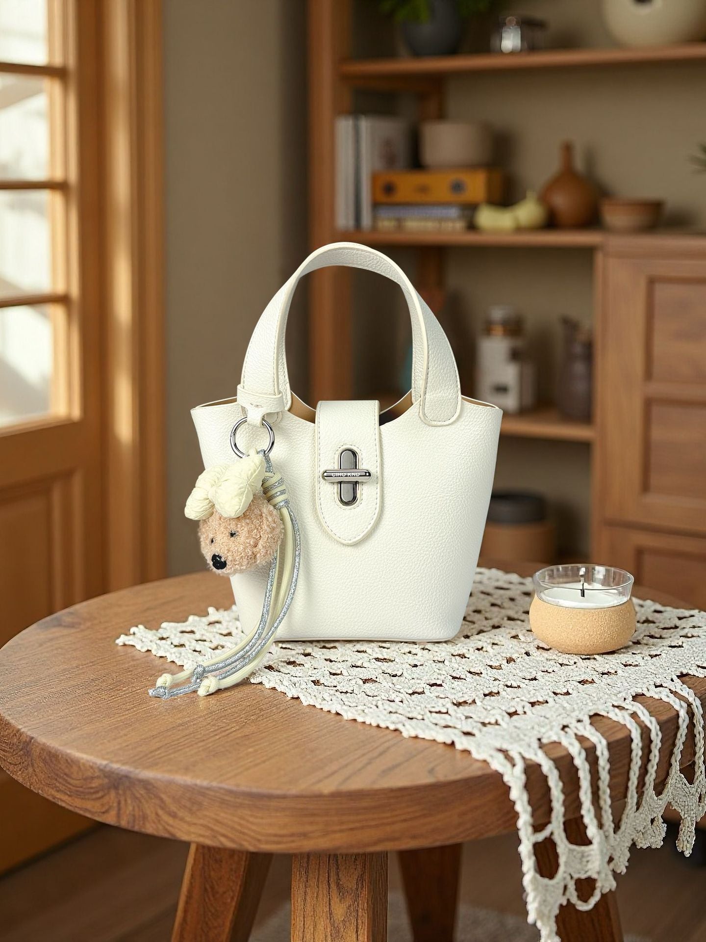 Women's Sea Salt Blue Vegetable Basket Women's Messenger Bag