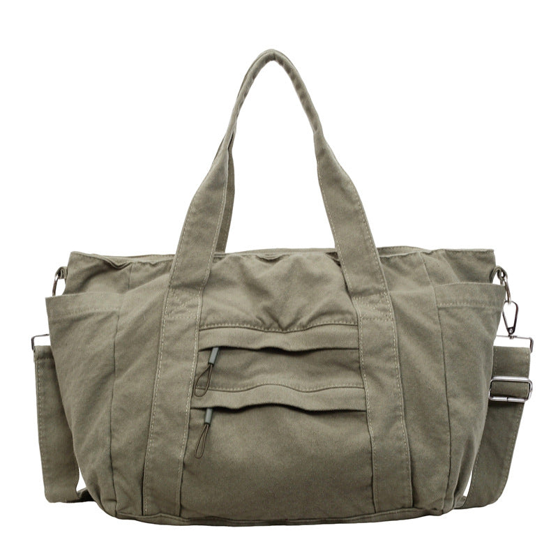 Women's Korean Style Nylon Cloth Lightweight Large Capacity Waterproof Hand Women's Messenger Bag