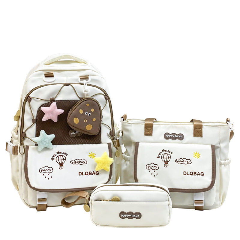 Children's Junior High Burden Reduction Large Capacity Primary Leisure Backpack