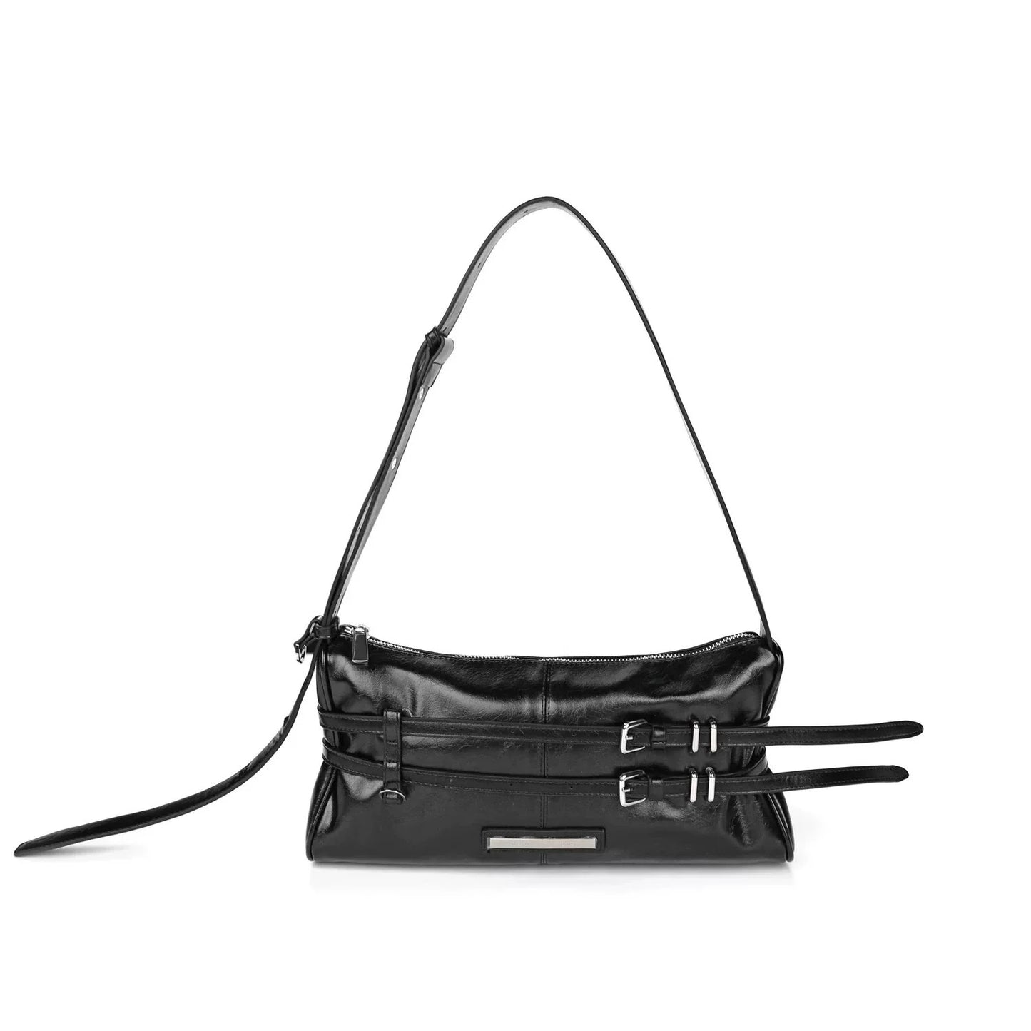Trendy Niche Pairs Motorcycle Bandage Underarm Tote Bag