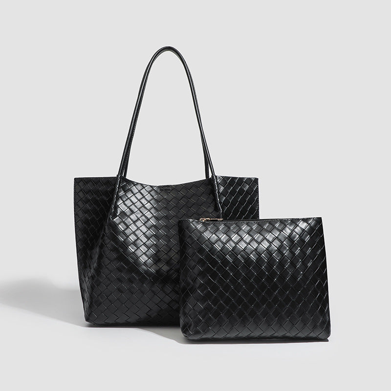 Women's Summer Handmade Woven Light Luxury Simplicity Commuter High-grade Food Women's Shoulder Bag