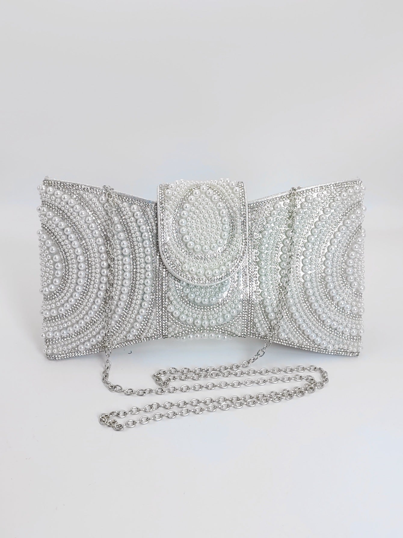 Durable Cool Beaded High-grade Clutch Butterfly Dinner Bag