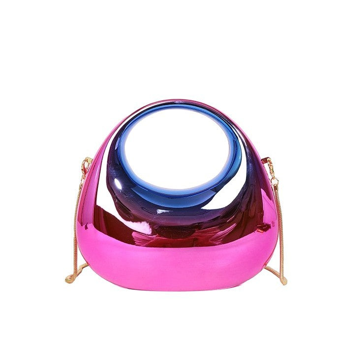 Women's High-grade Color Curved Moon Fashionable Bags