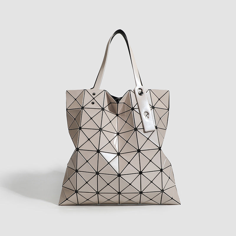 Creative Fashion Rhombus Folding Geometric Portable Women's Shoulder Bag