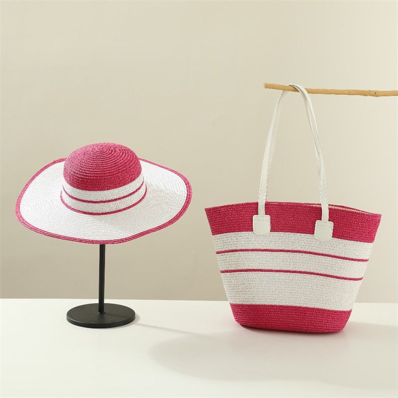 Women's Summer Straw Woven Large Capacity Commuter High-grade Bags