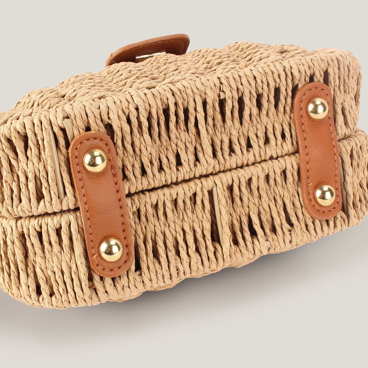 Women's French Fashion Woven Straw Seaside Vacation Beach Bags