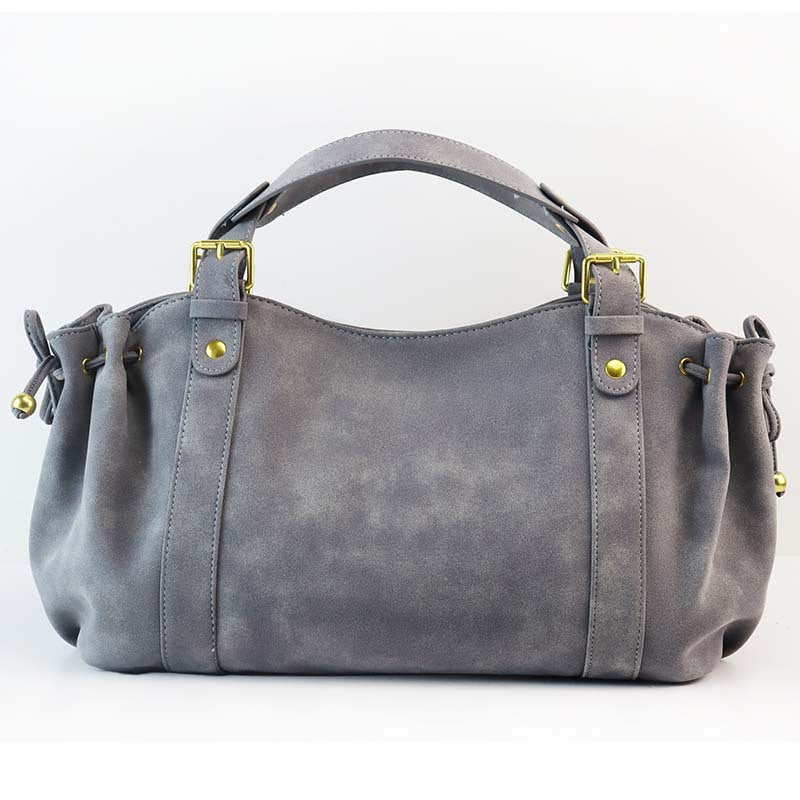 Women's Mild Luxury Retro Drawstring Baguette Niche Underarm Portable Leisure Women's Messenger Bag