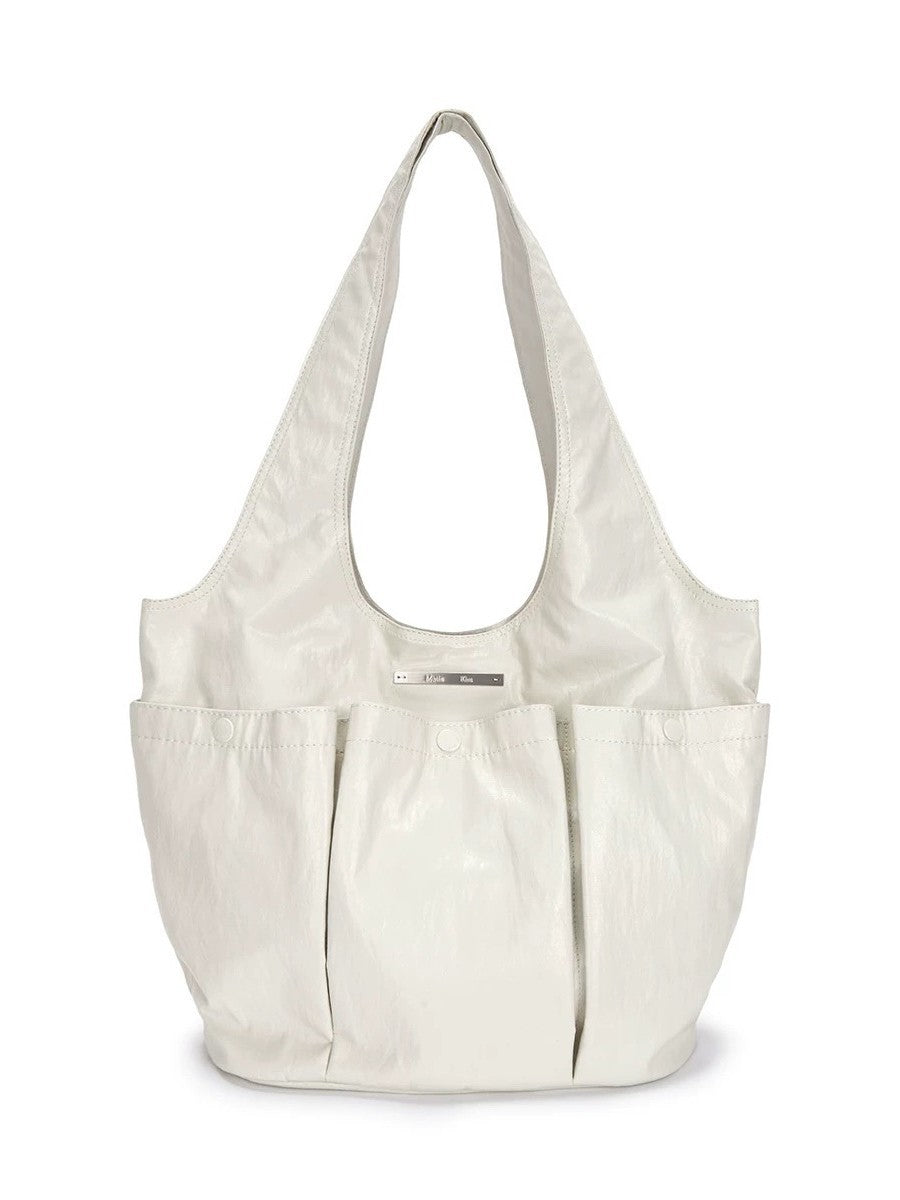 Summer Niche Pleated Double Pocket Portable Bags