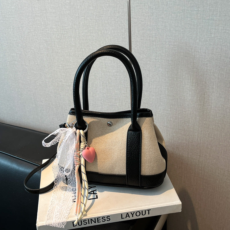 Women's Super Popular Niche Contrast Color Fashion Handbags