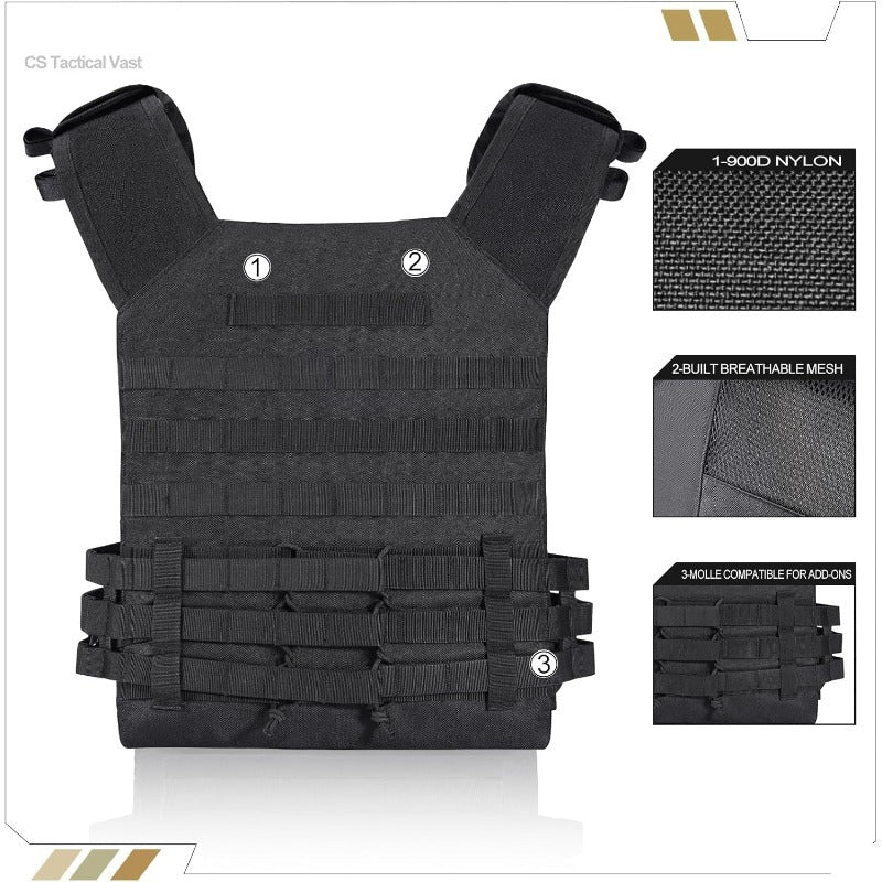 Vest Fully Adjustable Breathable Lightweight Modular Backpacks