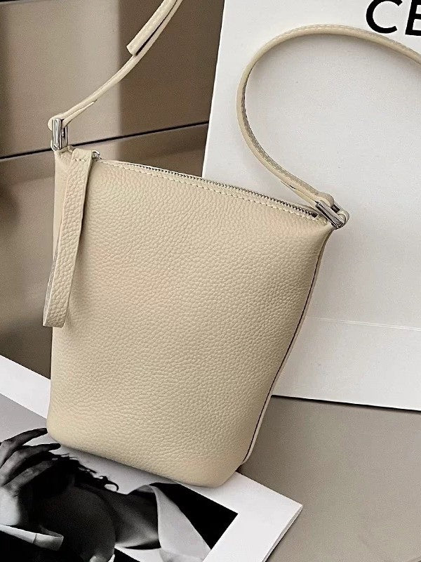 High Texture Top Layer Leather Fashion Simple Genuine Women's Messenger Bag