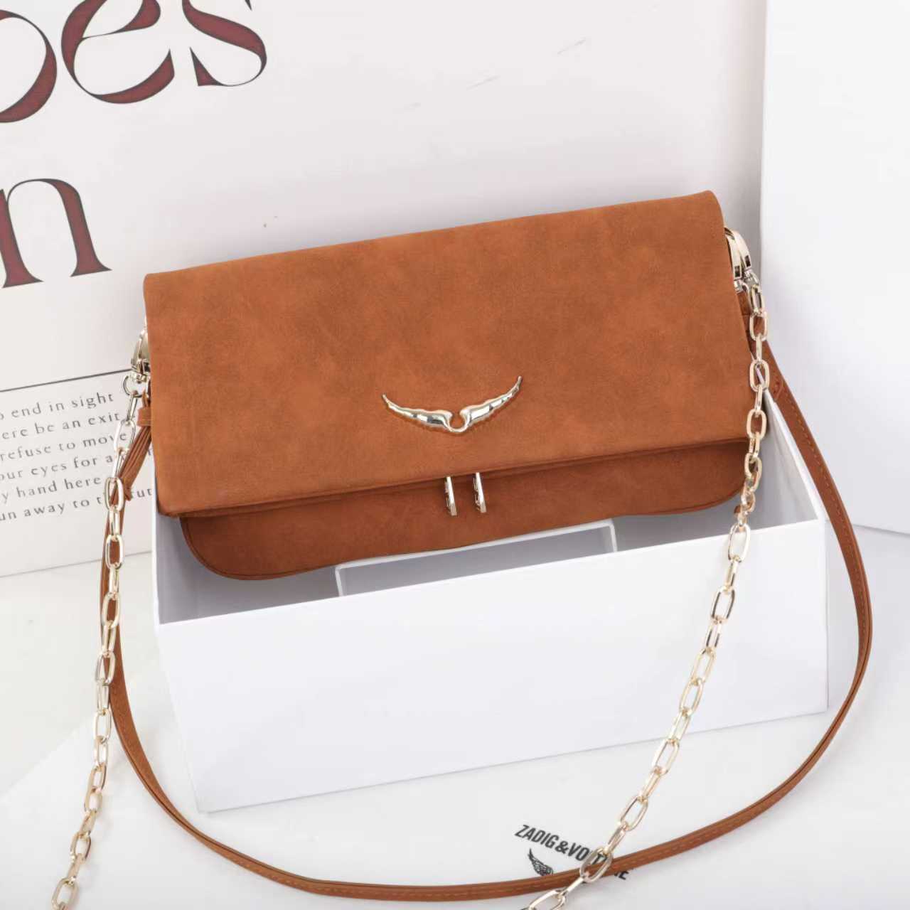 Fashion Diamond Wings Style Design Chain Ladies Bags