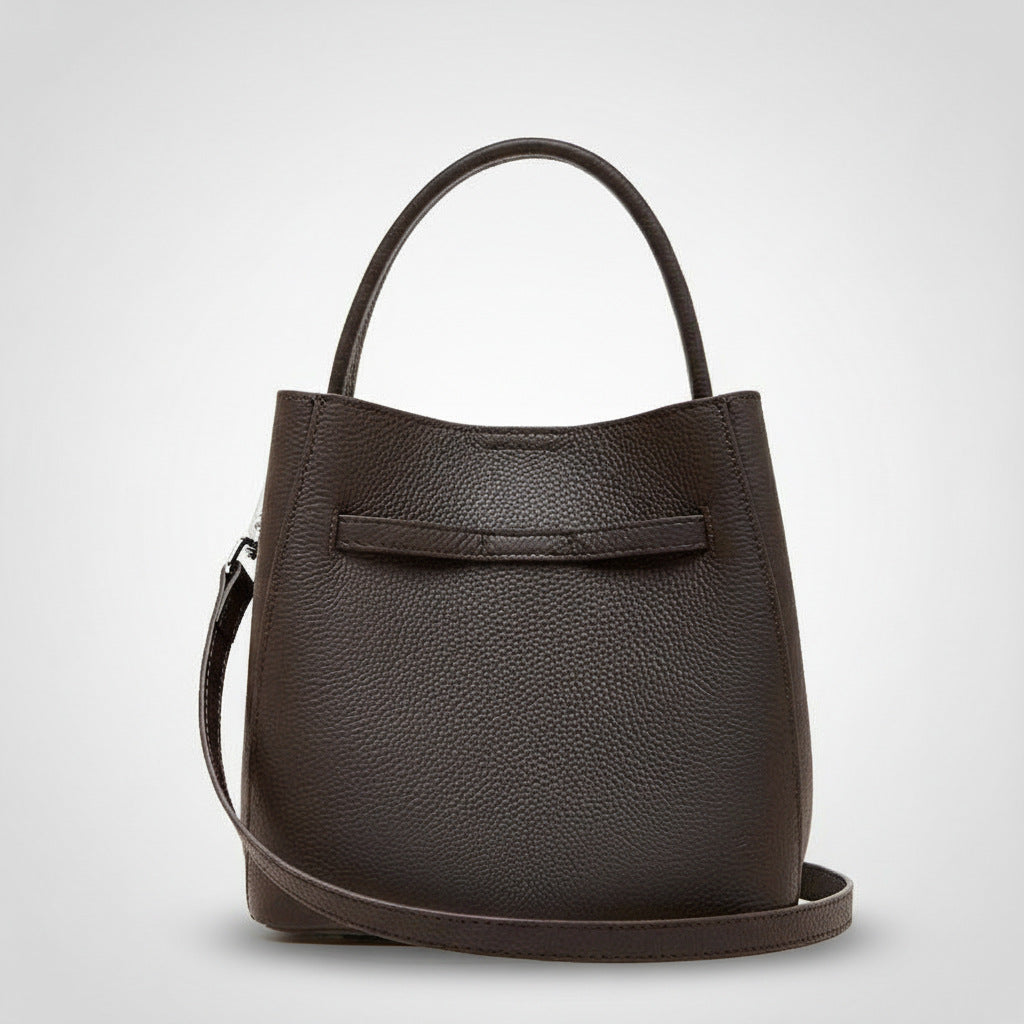 Women's Genuine Leather Vegetable Basket First Layer Women's Handbag