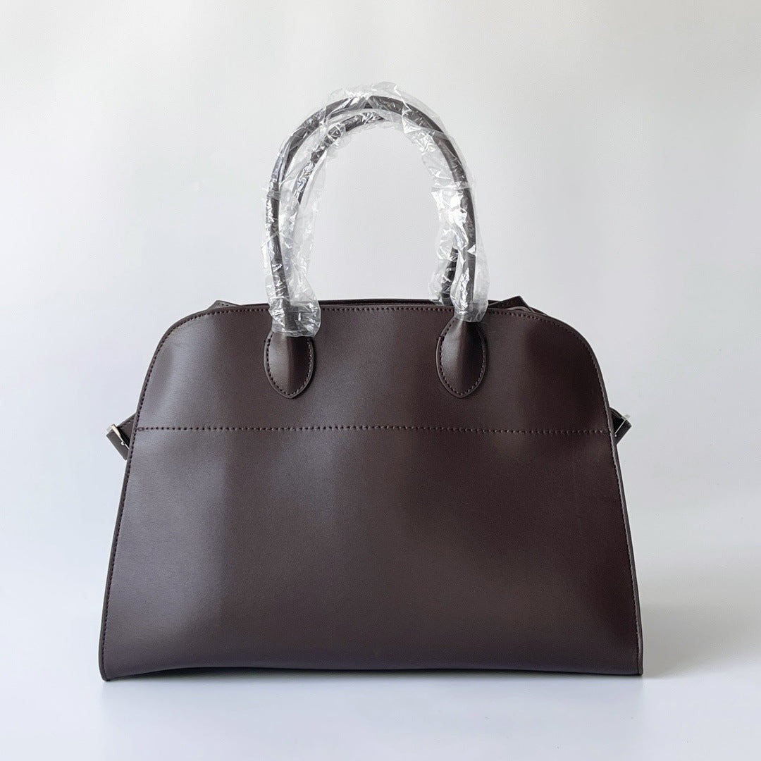 Beautiful Cowhide Leather Minimalist Large Capacity Tote Bags