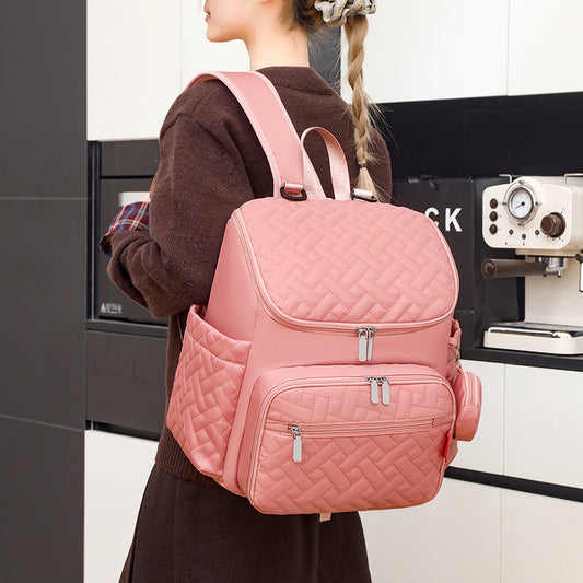 Fashion Large Capacity Embroidery Mother Portable Diaper Bags
