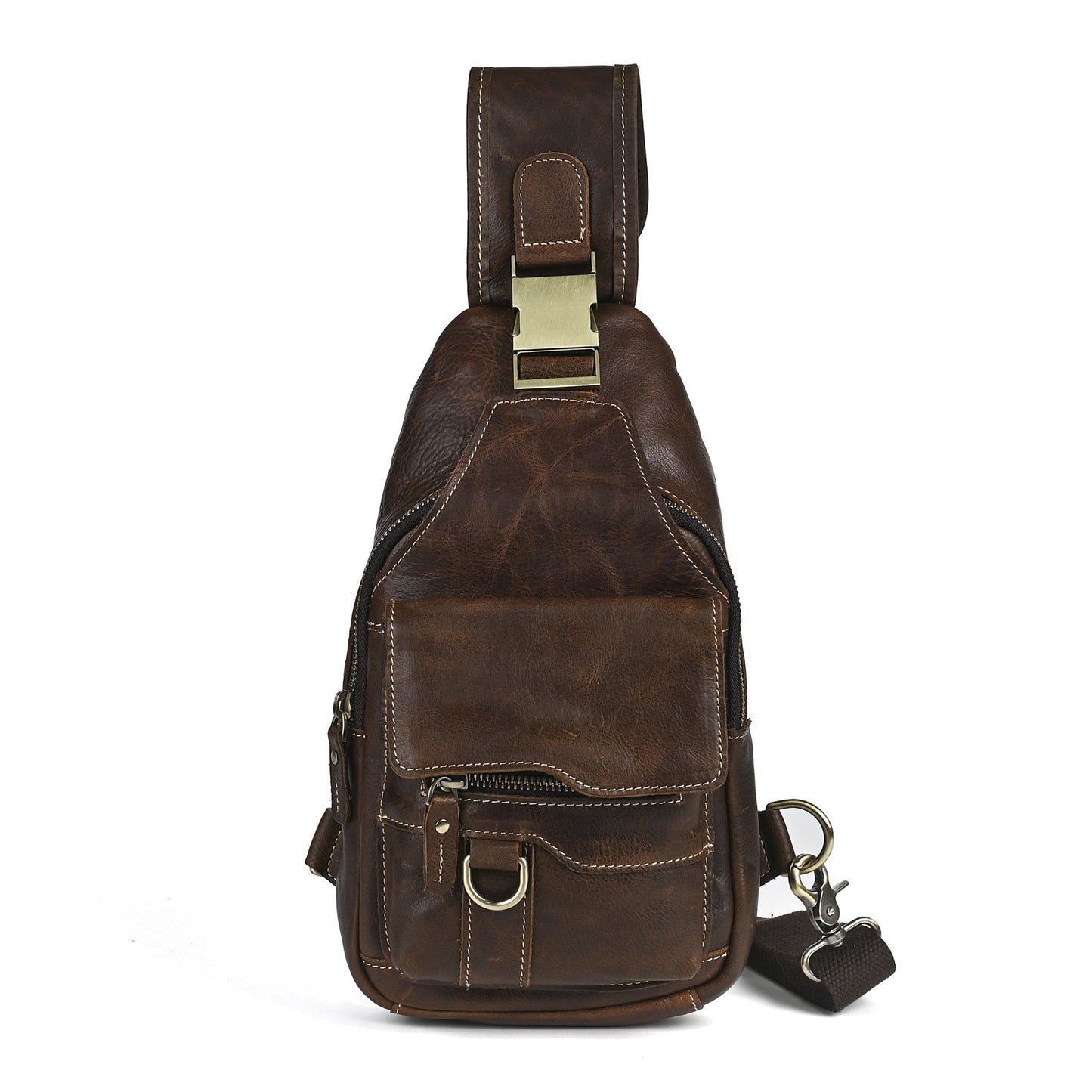 Men's Top Layer Crazy Horse Skin Cowhide Retro Bags