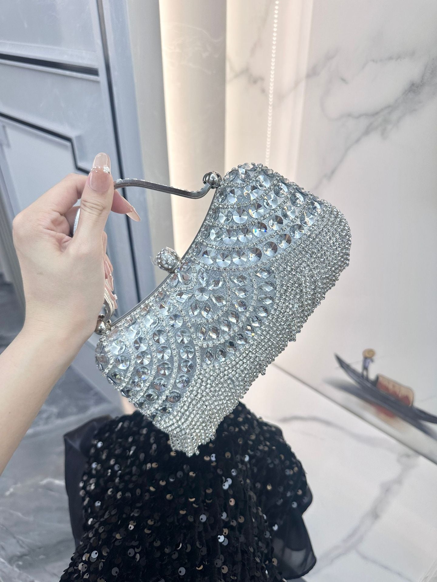 Fashion Simple Birthday Wedding Banquet Clutch Evening Bags