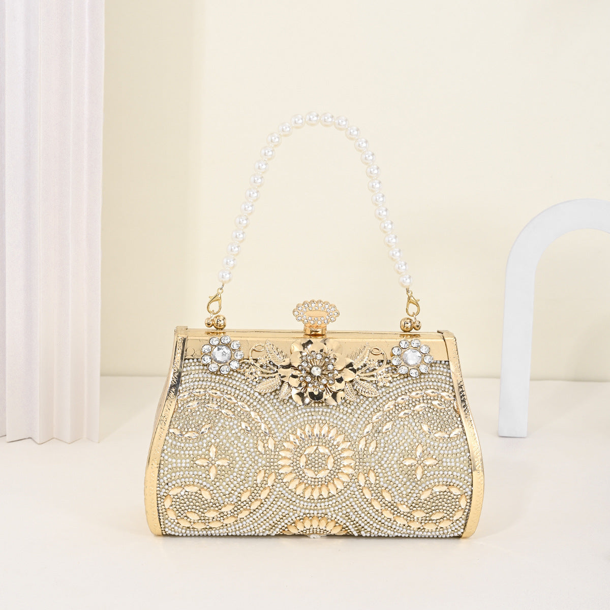 Women's Cheongsam Formal Dress Dinner Princess Diamond Large Handbags