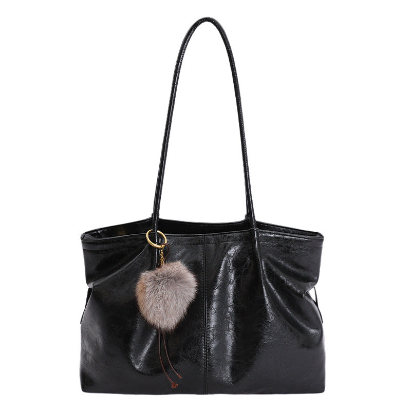 Women's Retro Commuter Light Luxury Minority High-grade Tote Bag