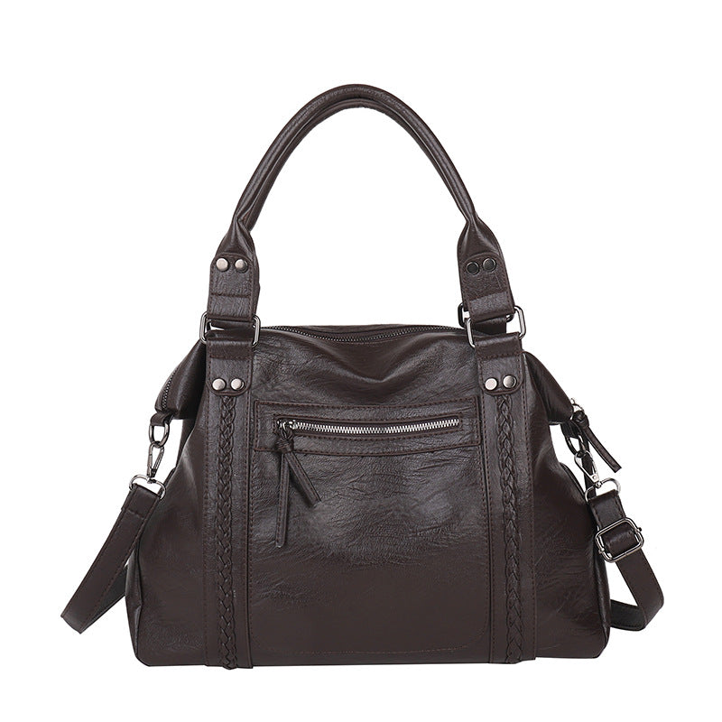 Women's French Retro Trendy Large Capacity Women's Messenger Bag
