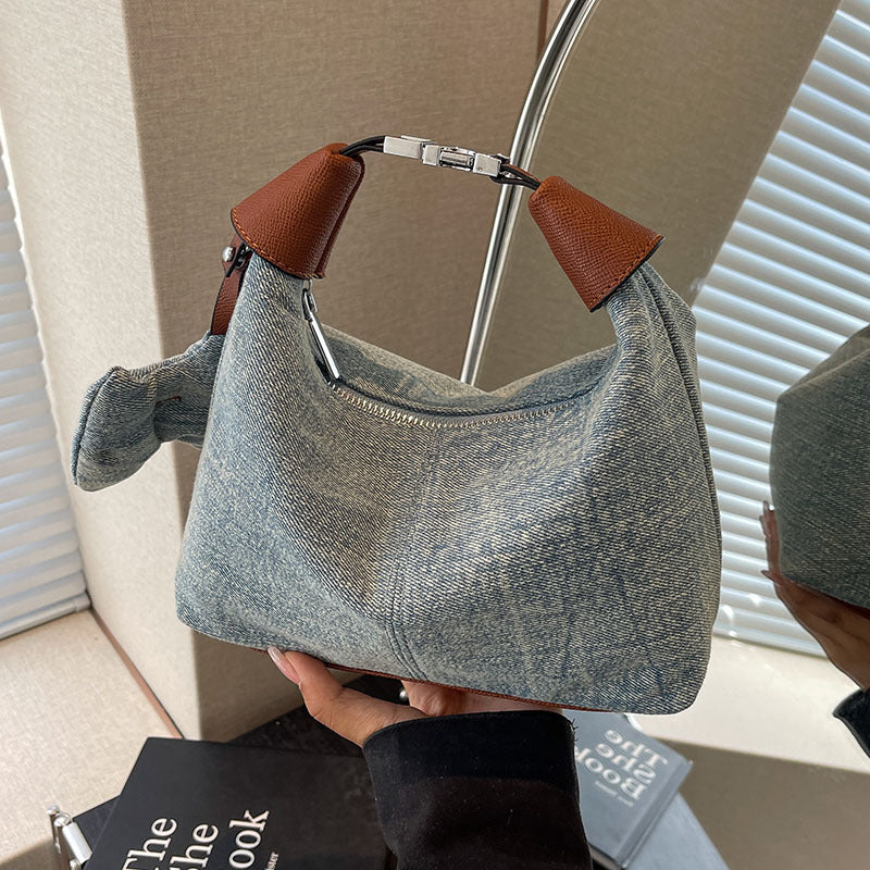Women's Super Popular Niche Denim Fashion Commuter Bags