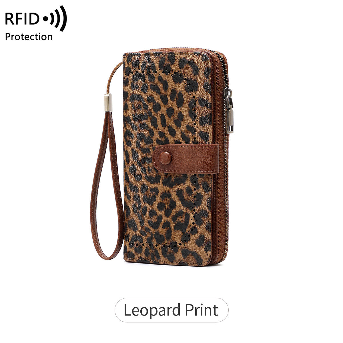 Women's Swiping Hollow Out Expanding Retro Large Capacity Card Holder