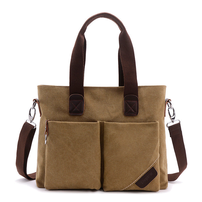 Unique Men's Canvas For Simple Business Bags