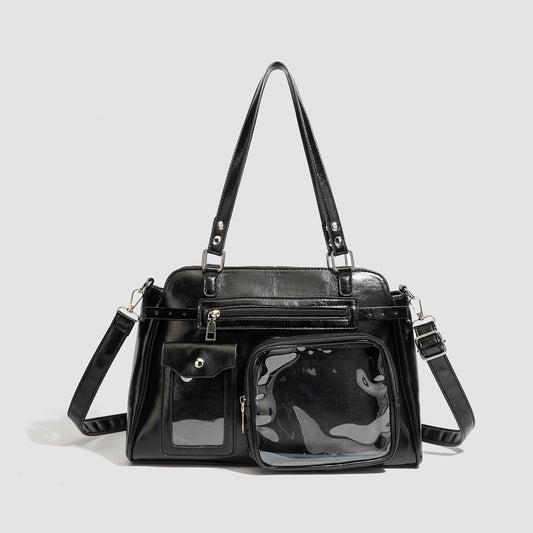 Motorcycle Cartoon Two-dimensional Storage Bracket Large Capacity Backpacks