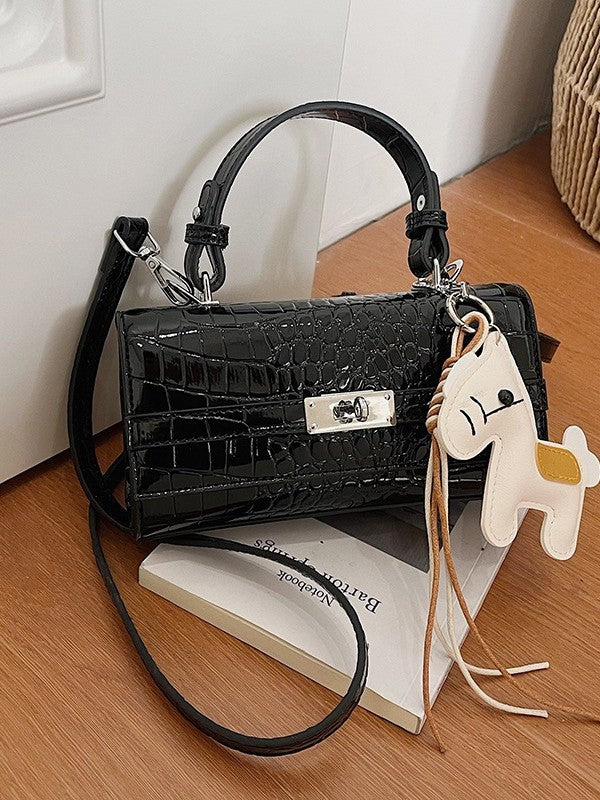 Niche High-grade Fashion Portable Kelly Female Crocodile Bags