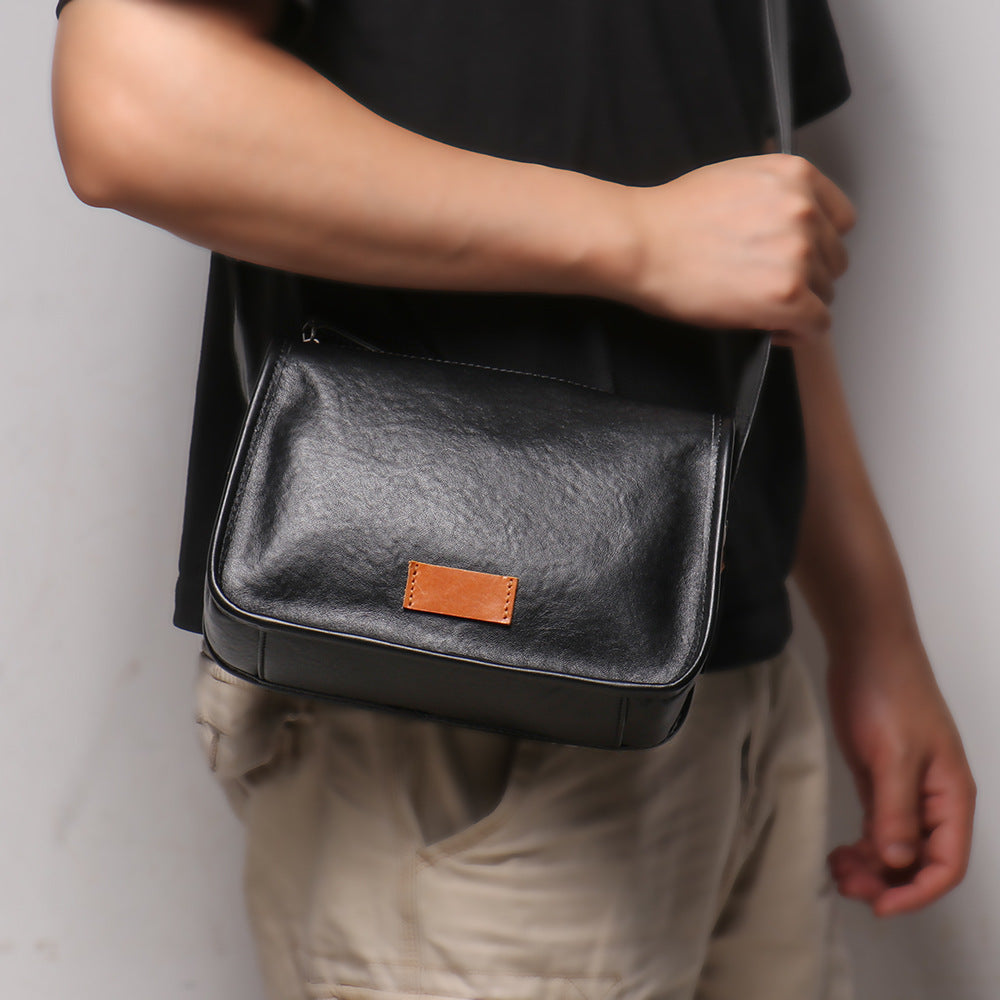 Fashion Men's Leather Simple Cowhide High-grade Bags