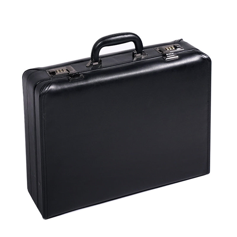Men's Office Business Password Computer Retro Leather Advanced Lock
