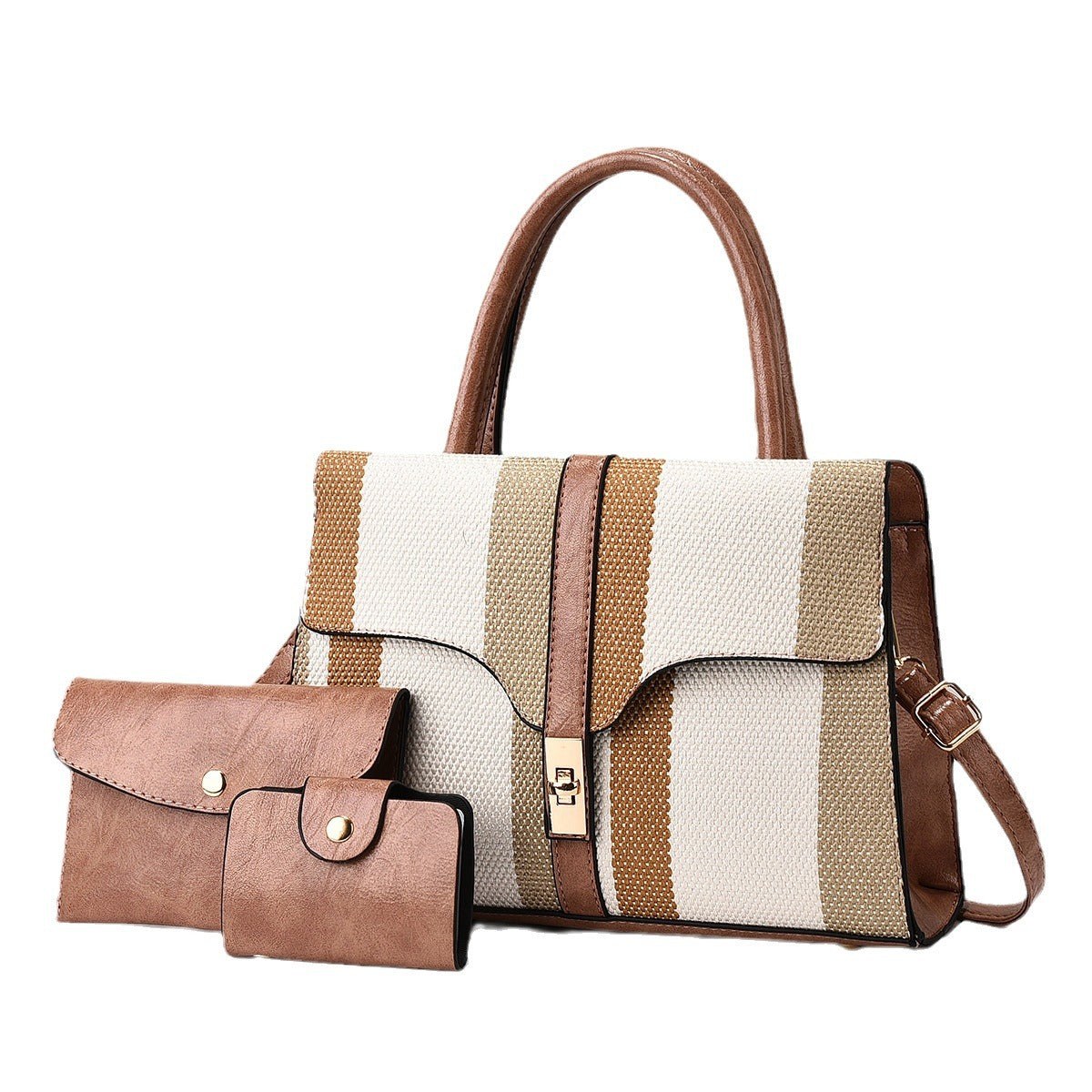 Contrast Color Large Capacity Retro Fashion Small Square Bag