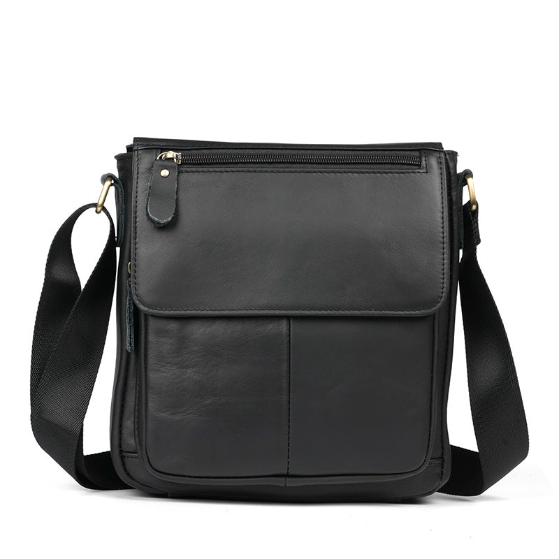 Men's Leather Portable Retro Textured Collection Men's Shoulder Bag