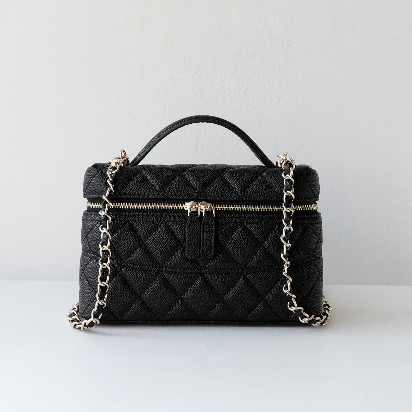 Women's Classic Style High-grade Diamond Plaid Chain Box Lunch Small Square Bag