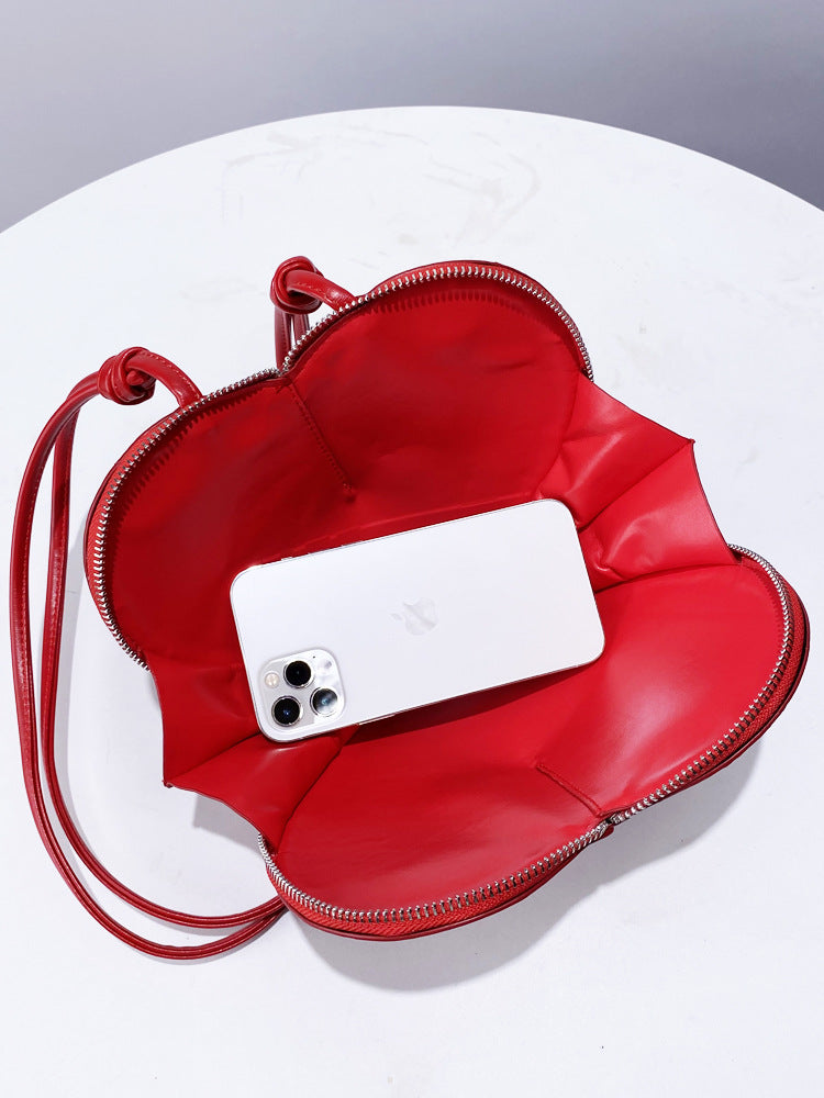 Fashion Peach Heart Box Design Style Women's Shoulder Bag