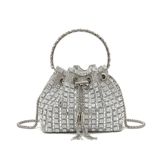 Graceful Women's Rhinestone Good-looking Fashion Diamond Dinner Bag