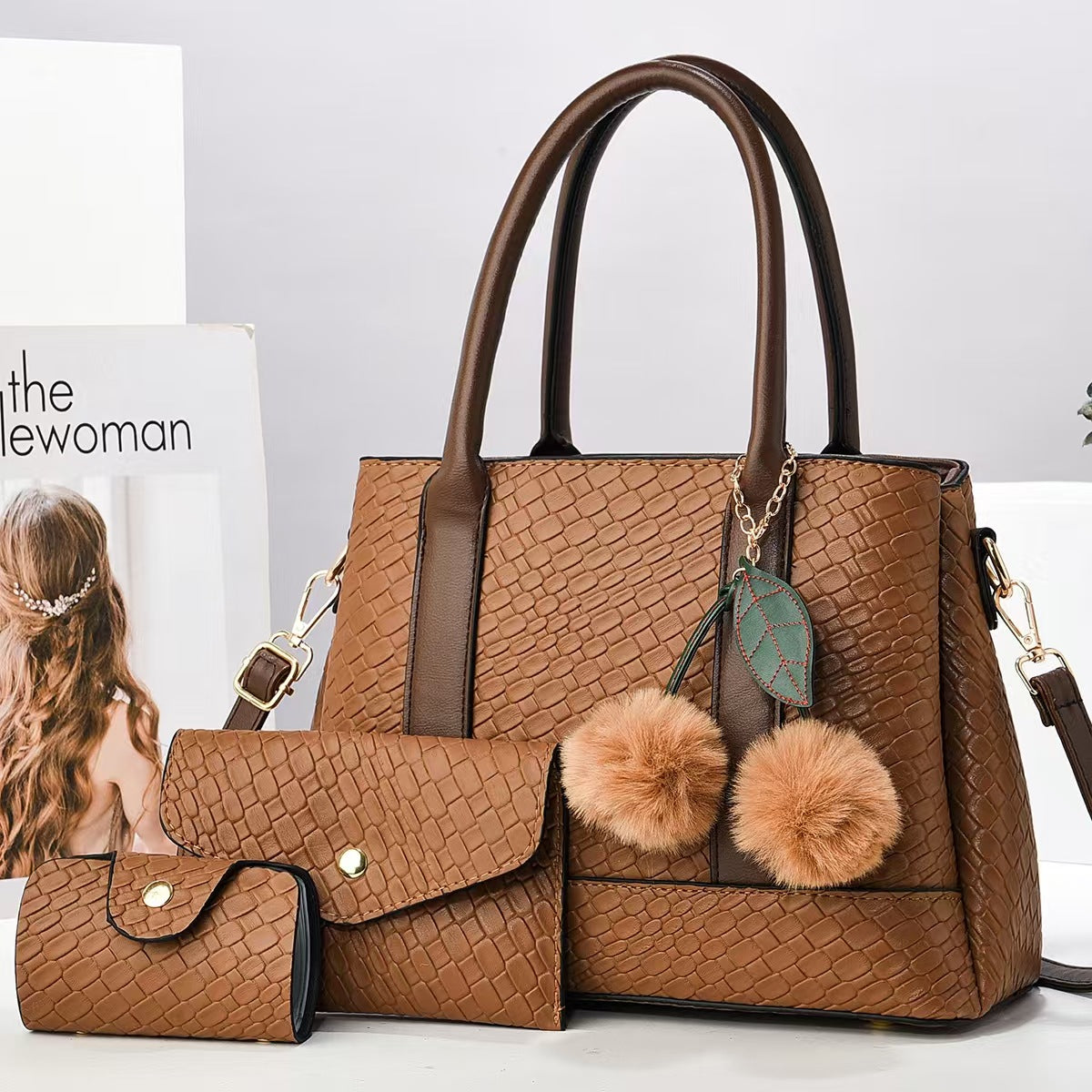 Women's Elegant Large Capacity Portable Fashionable Women's Shoulder Bag