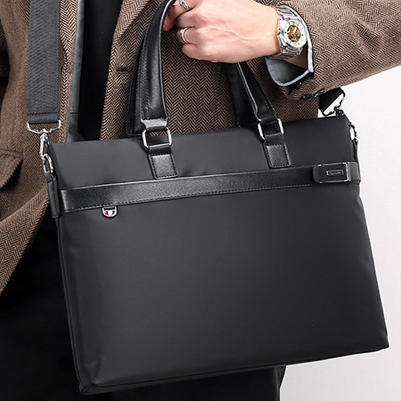 Men's Portable Business Waterproof Nylon Cloth High Men's Tote