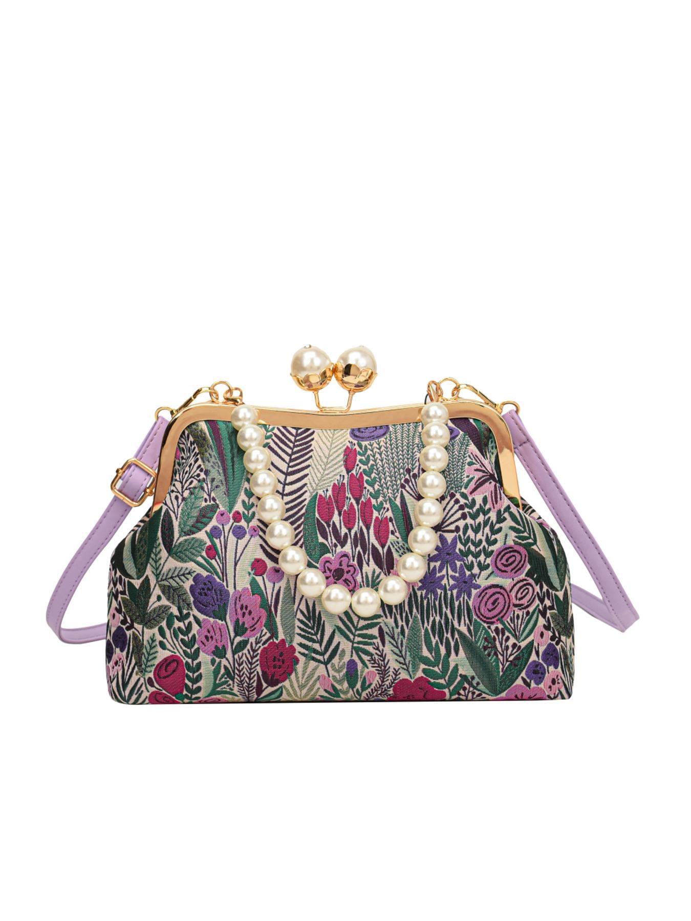 Women's Personalized Patterns Trendy Pearl Hand Light Luxury Bags