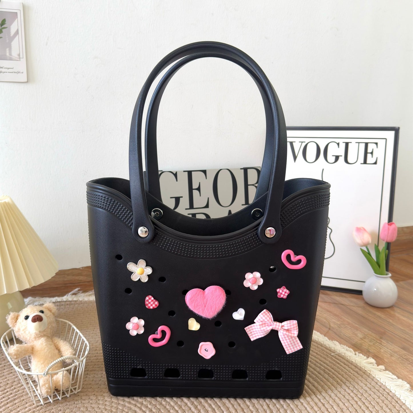 Hole Fashion Seaside Waterproof Beach Out Bags