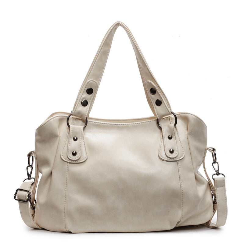 High-quality Retro Waste Soil Style Hand-held Large Capacity High-grade Bags