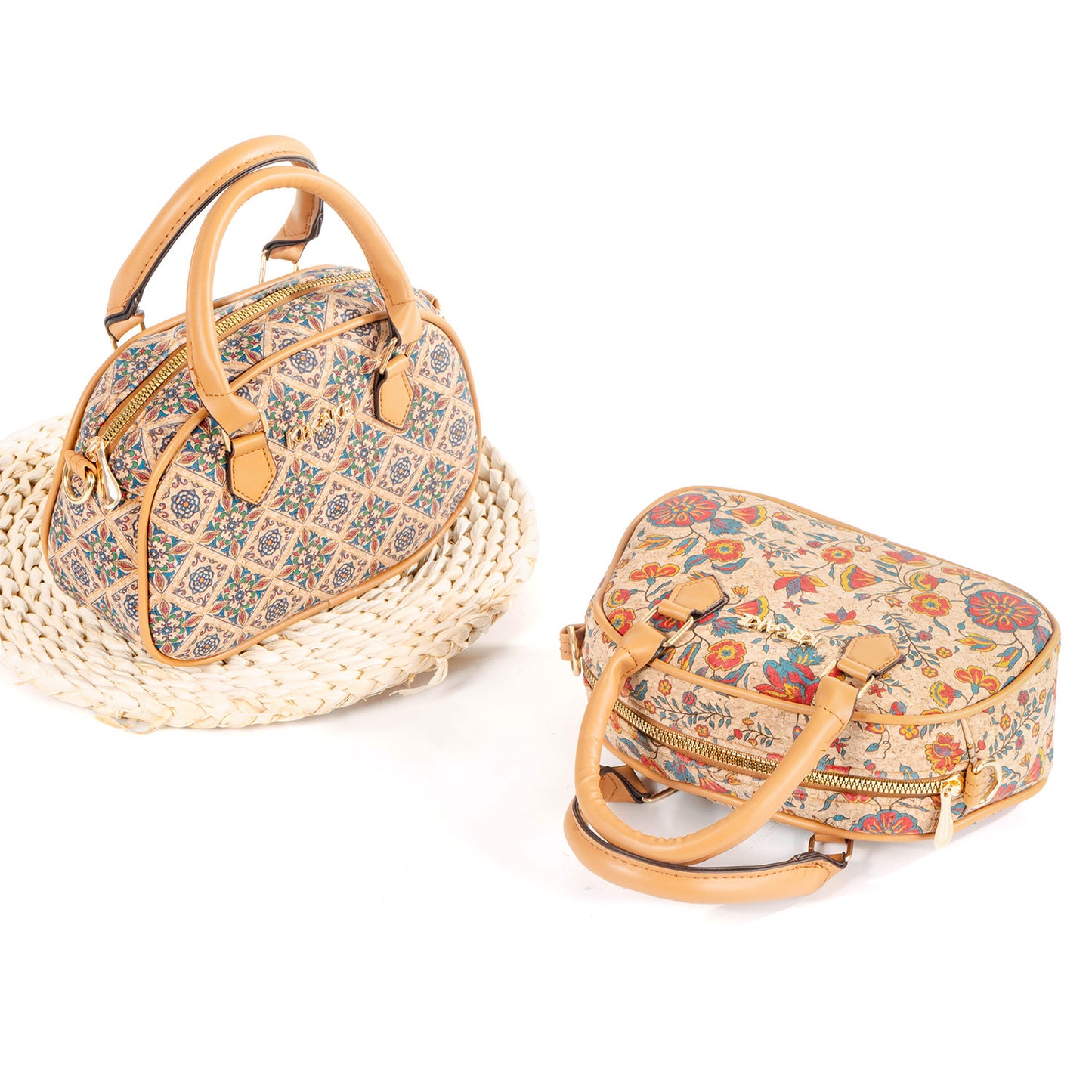 Environmental Protection Retro Design Commute Leisure Wood Lining Outer Tree Bags