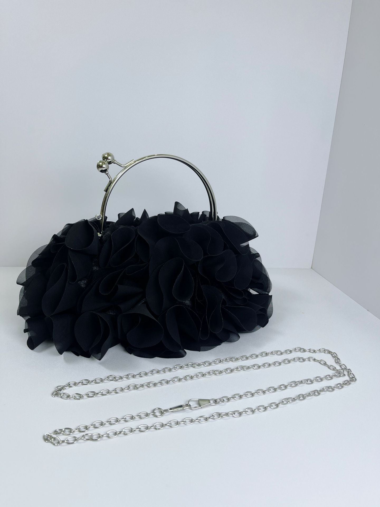 Women's Flower Earring Wedding Banquet Cheongsam Matching Handbags