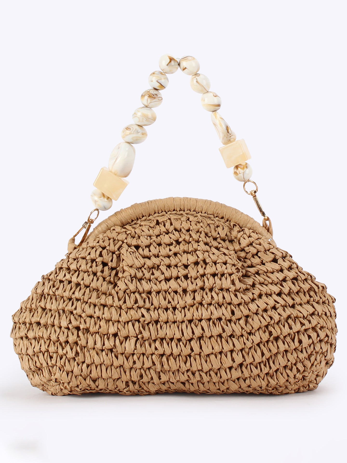 Women's Fashion Simple Woven Seaside Vacation Daily Women's Handbag