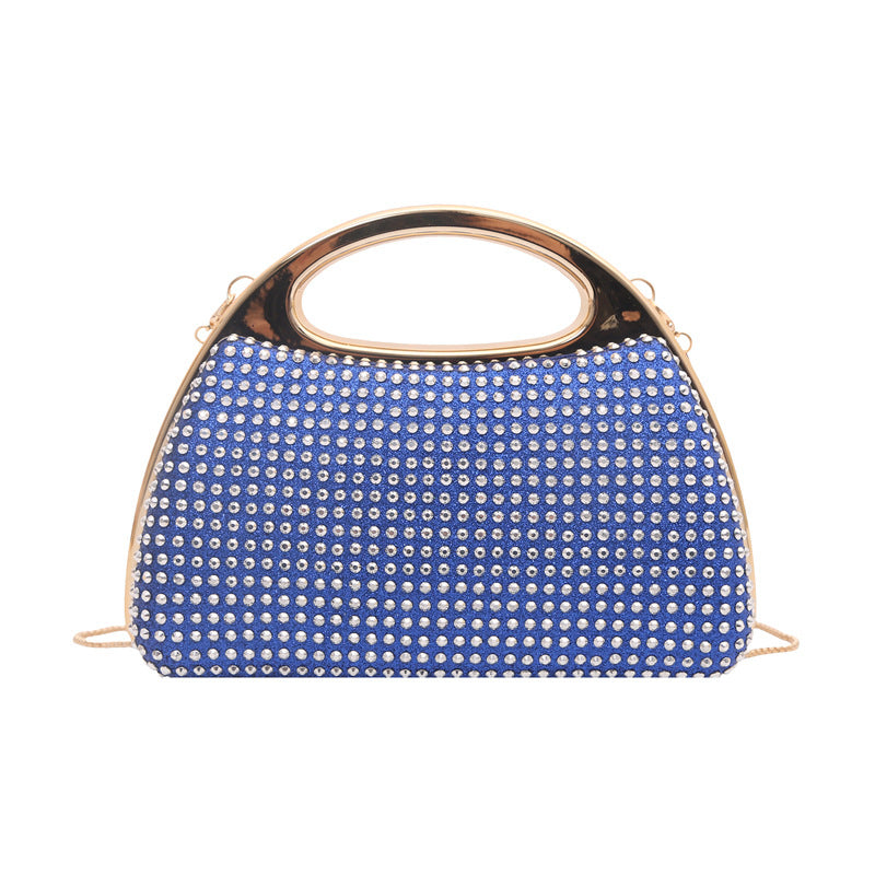 Banquet Diamond Fashion Magnetic Chain Clutch Dinner Bag