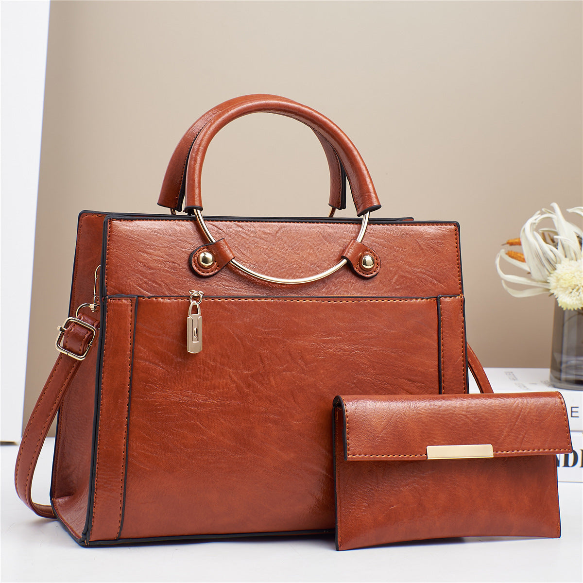 Graceful Women's Winter Big Fashion Versatile Women's Messenger Bag