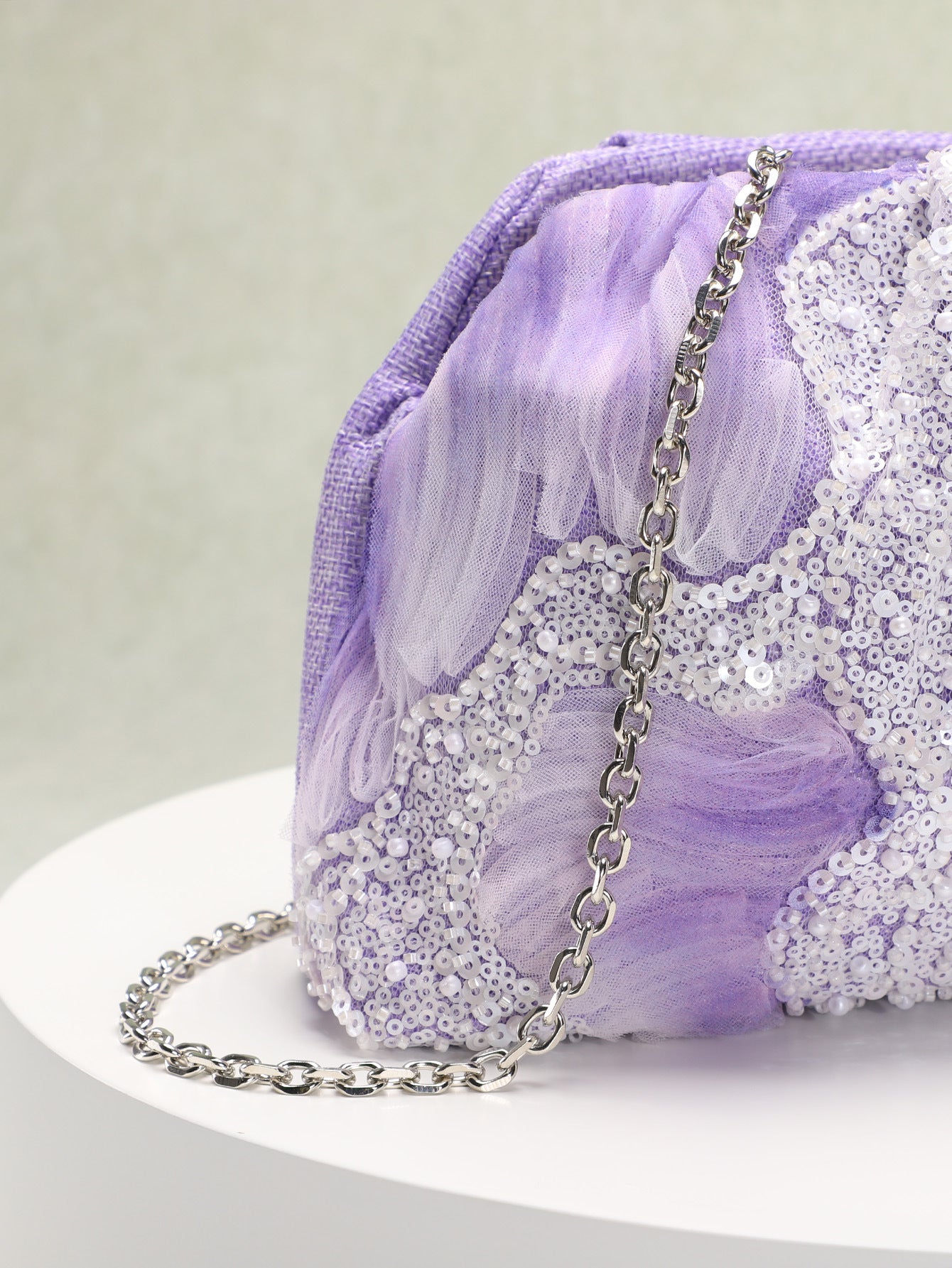 Women's Ink Style Bead Tube Plate With Handbags